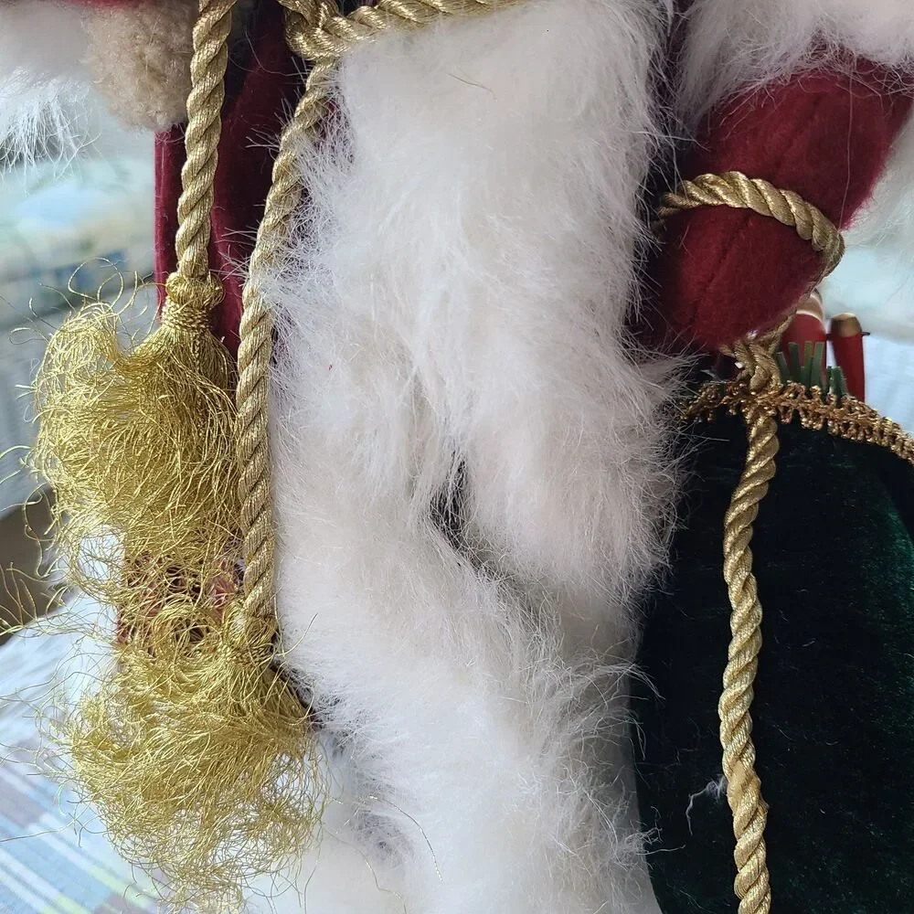 Vintage Old World Father Christmas Kris Kringle Santa Claus Figurine Decoration